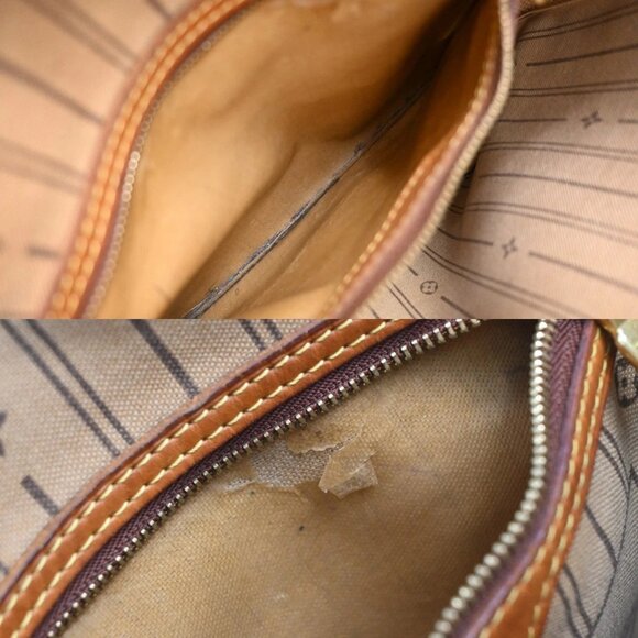 LOUIS VUITTON Neverfull PM Shoulder Tote Bag Monogram Leather BN M40155 18KB189 - Picture 13 of 16